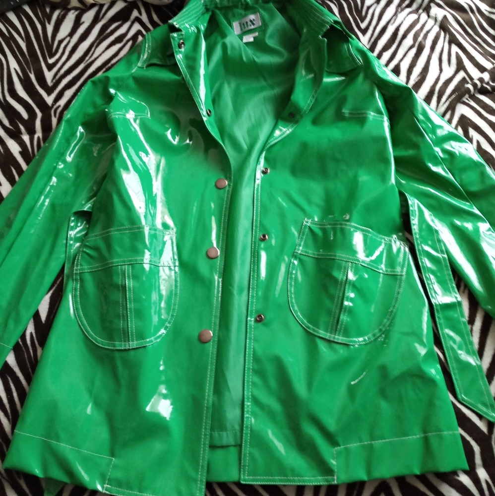 Lux brand raincoat